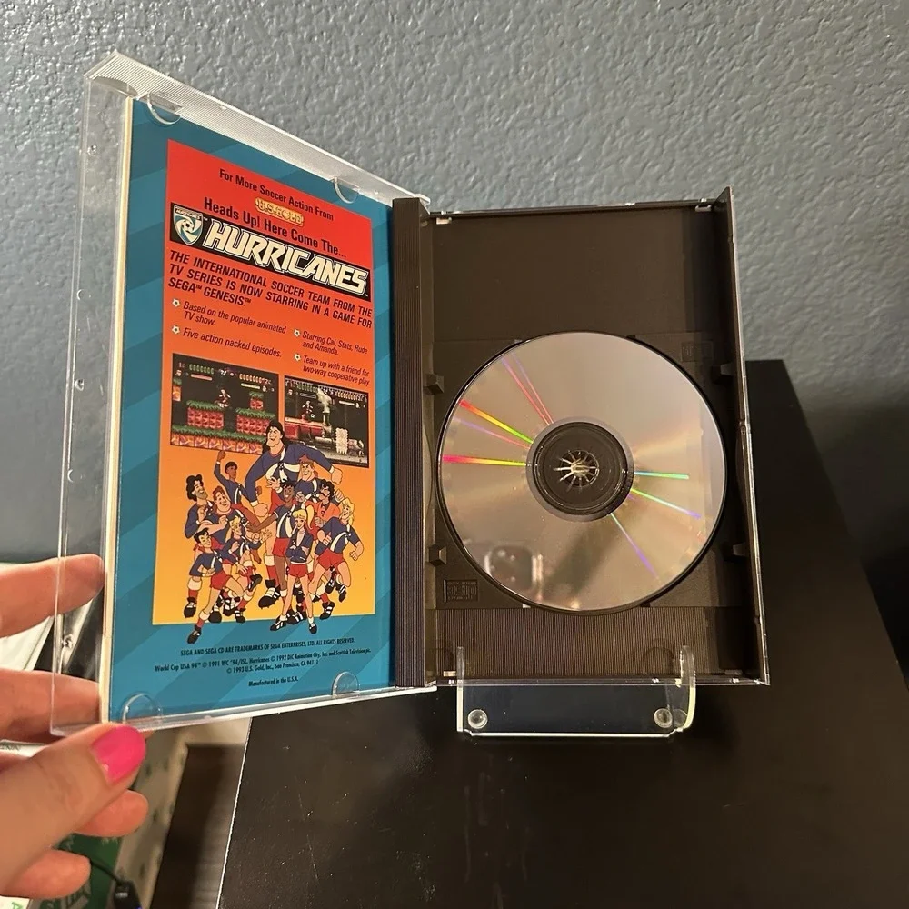 World Cup USA '94 (Sega CD) Complete CIB Case Manual Game Excellent Condition